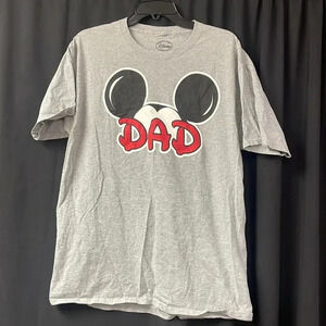 Disney Mickey Mouse Ears Dad Shirt L‎